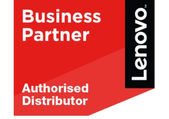 official badges from Lenovo displaying EMPR as Lenovo's only authorised parts partner in Australia